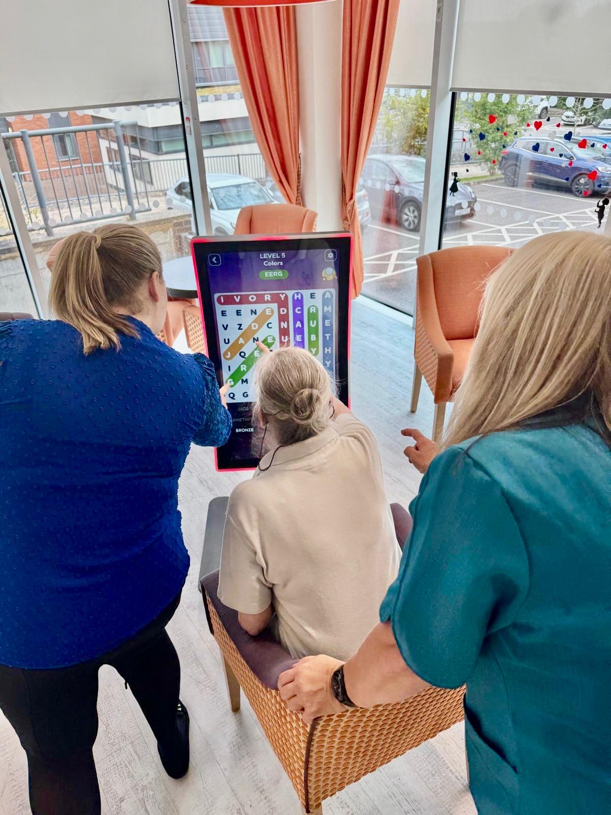 Interactive touchscreen for hotels and conferences